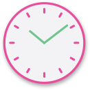 m-clock clock to remind you to take your pill at the same time each day